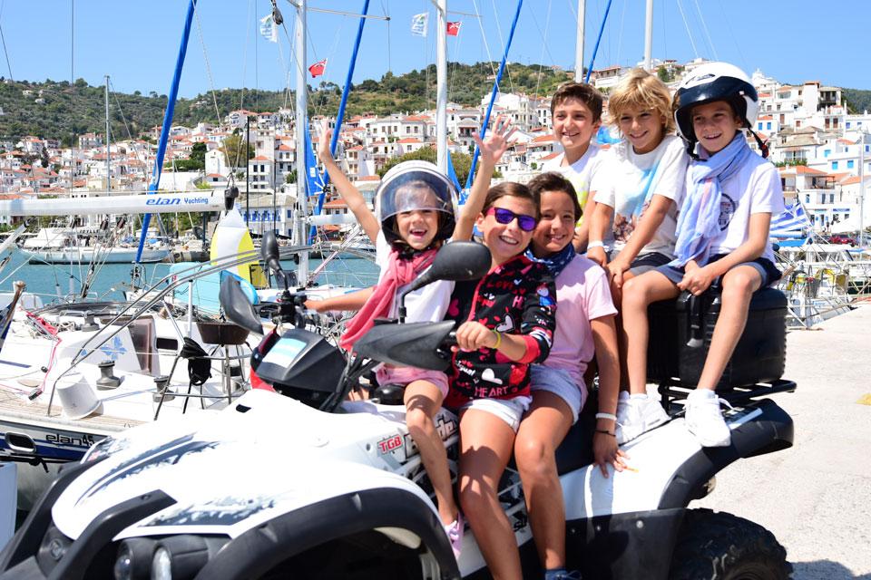 CTS Family Sailing Holidays Greece kids sailing quad