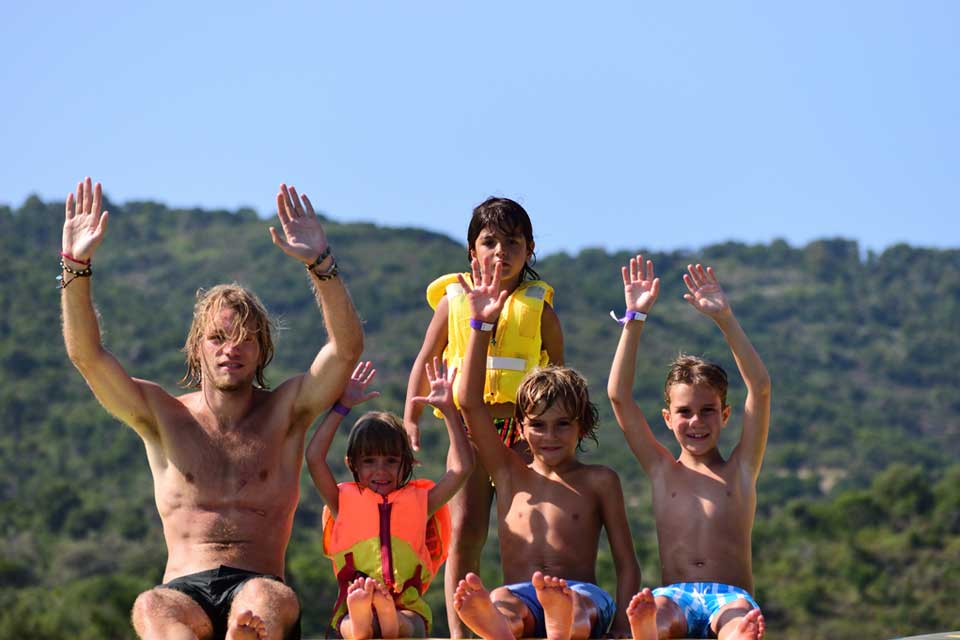 CTS Family Sailing Holidays Greece kids staff cooning