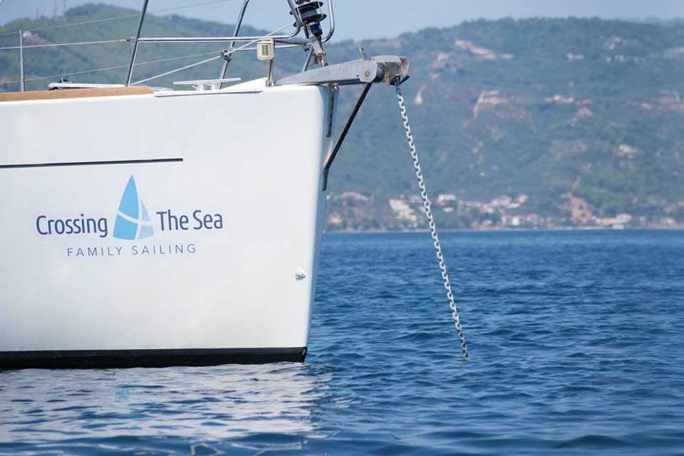 CTS Family Sailing Holidays Greece Yacht Bow